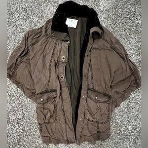 Anthropologie brown poncho. Size XS/S.